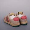 sy_no_453689F2A38632D7037A6A8AA890DE44_1 Gucci Screener GG Canvas & Beige Suede Sneaker with Pink Wash Accent