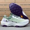 Mint Green & Violet Professional Trail Running Shoes