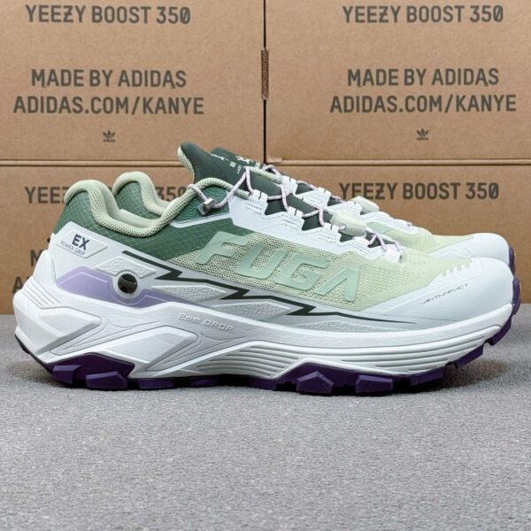Mint Green & Violet Professional Trail Running Shoes