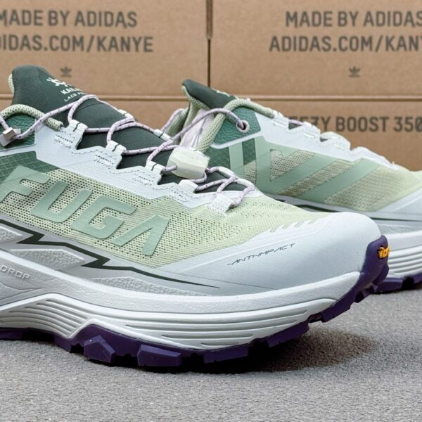 Mint Green & Violet Professional Trail Running Shoes