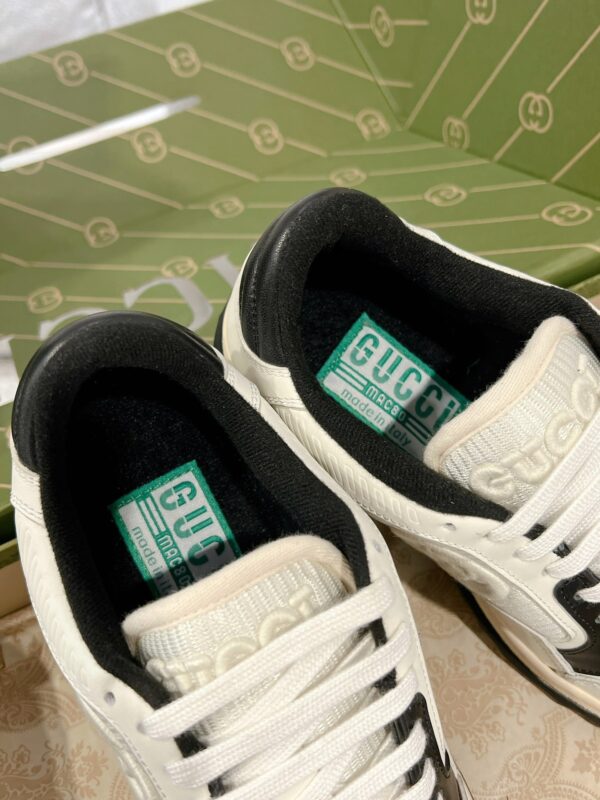 sy_no_457354C83535EAAA25BCF6C1CEAF1197_8 White & Black Retro Tennis Sneakers