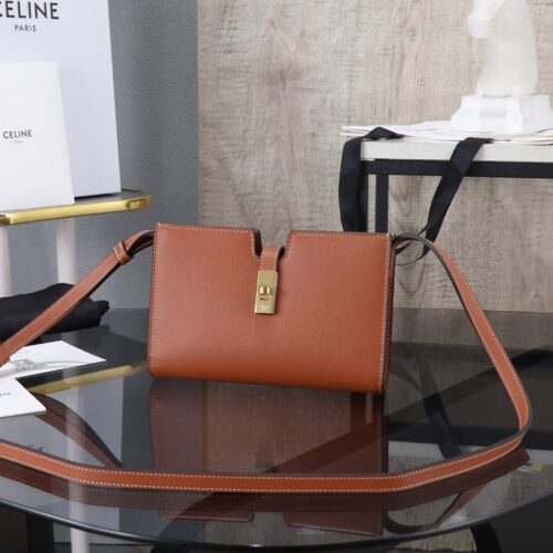 sy_no_46B07E4AFAE59A24400A28011EF57EB6_0 Camille 16 Soft Mini Crossbody Bag – Brown