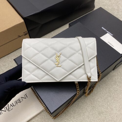 sy_no_46C9836BD149E567FD0300419DAD9EA7_0 YSL Becky Quilted Chain Bag – Ivory & Gold