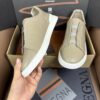 sy_no_4712689B40584CEE87C6C59CE905F8D3_1 Beige & Khaki Smooth Leather Slip-On Sneakers