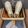 sy_no_4712689B40584CEE87C6C59CE905F8D3_6 Beige & Khaki Smooth Leather Slip-On Sneakers