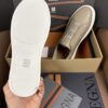 sy_no_4712689B40584CEE87C6C59CE905F8D3_7 Beige & Khaki Smooth Leather Slip-On Sneakers