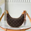 Monogram Canvas Crescent Underarm Bag