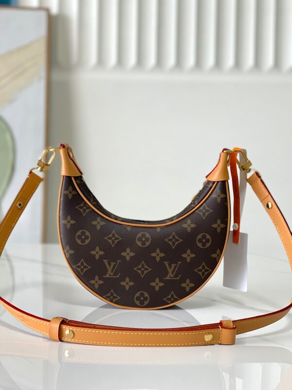 Monogram Canvas Crescent Underarm Bag