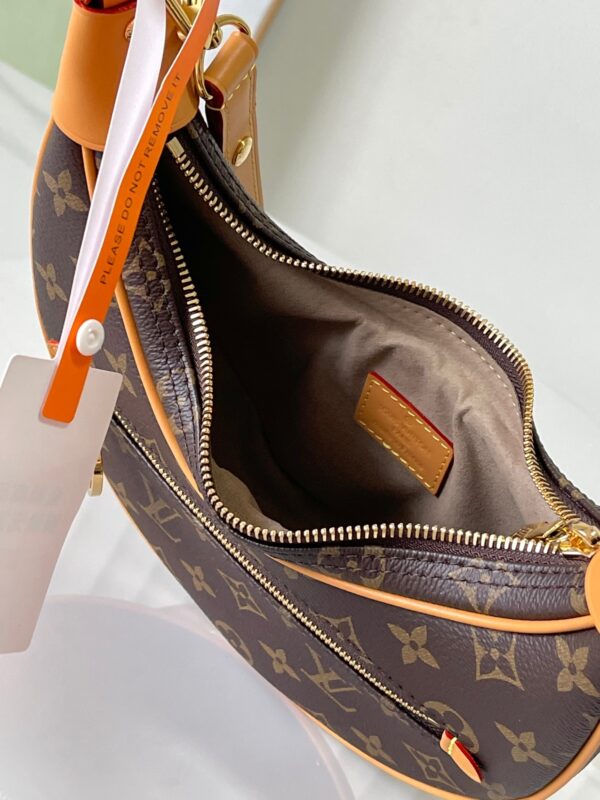Monogram Canvas Crescent Underarm Bag