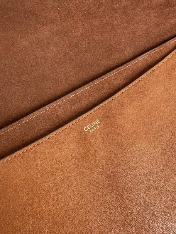 CELINE Soft Triomphe Half-Moon Bag