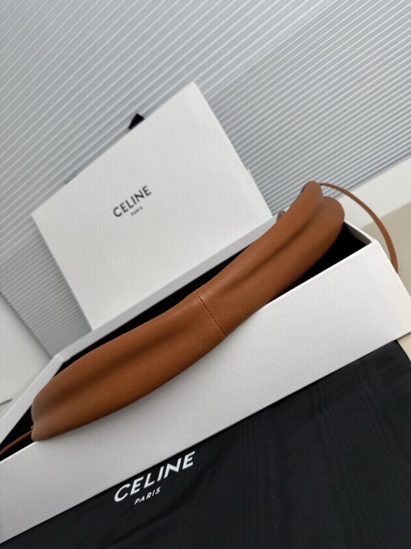 CELINE Soft Triomphe Half-Moon Bag