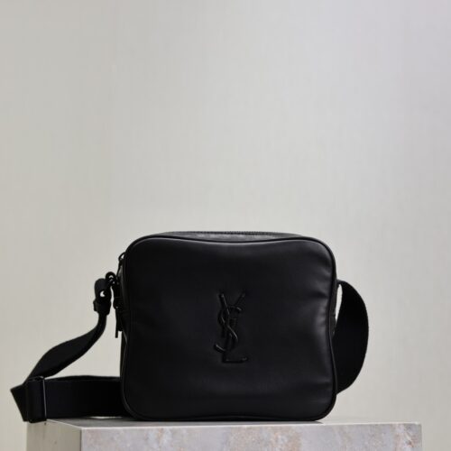 sy_no_479C84F575AE1E9A2A745CE47211DD48_0 YSL Niki Lambskin Camera Bag – Black