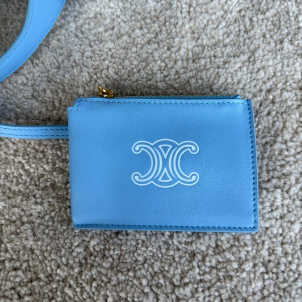 Mini Hobo Bag – Blue Leather