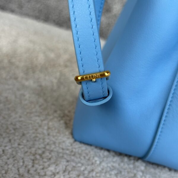 Mini Hobo Bag – Blue Leather