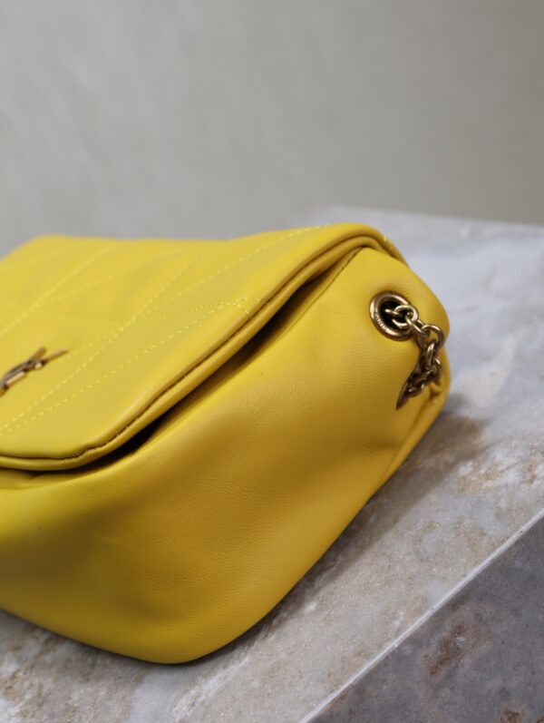 sy_no_48352971FF2CDB34D4C1F25D9A4ED808_4 YSL Jamie Mini Shoulder Bag – Yellow Lambskin