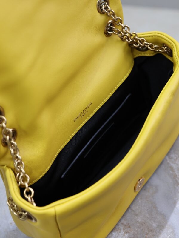 sy_no_48352971FF2CDB34D4C1F25D9A4ED808_7 YSL Jamie Mini Shoulder Bag – Yellow Lambskin