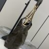 sy_no_48514CB3CAB7CE5F35BCE034501EB7A4_2 YSL Oil-Waxed Leather Chain Hobo Bag – Green & Gold