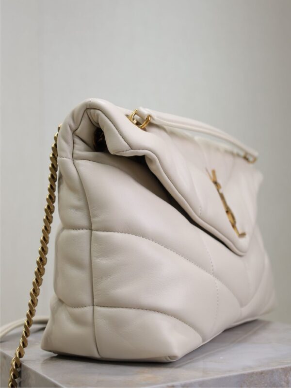 sy_no_48A8B9FB5DFB4B61CB436359CF6F4AC6_4 YSL Loulou 35cm Quilted Lambskin Bag – White