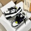 Louis Vuitton LV Trainer Maxi Black & White Chunky Retro Sneakers
