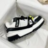 Louis Vuitton LV Trainer Maxi Black & White Chunky Retro Sneakers