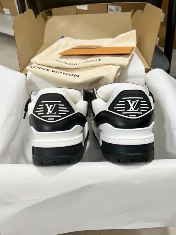 Louis Vuitton LV Trainer Maxi Black & White Chunky Retro Sneakers