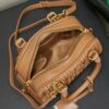 Miu Miu Mini Pleated Lambskin Bowling Bag (Handheld/Shoulder/Crossbody)