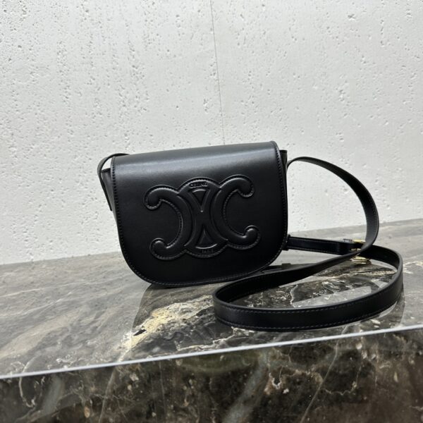 Folco Cuir Triomphe Smooth Calfskin Leather Handbag
