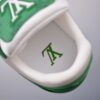 Green Low-Top Trainer Sneakers