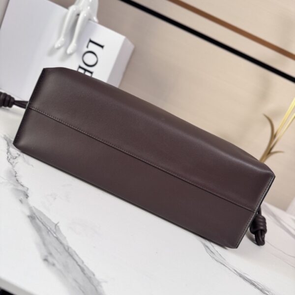 sy_no_4A3ACD7F120106F4FB5716D0E1E10579_3 Loewe Flamenco Large Pouch Bag – Napa Calfskin Leather (Dark Brown)
