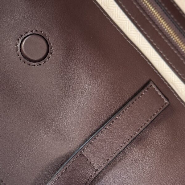 sy_no_4A3ACD7F120106F4FB5716D0E1E10579_5 Loewe Flamenco Large Pouch Bag – Napa Calfskin Leather (Dark Brown)