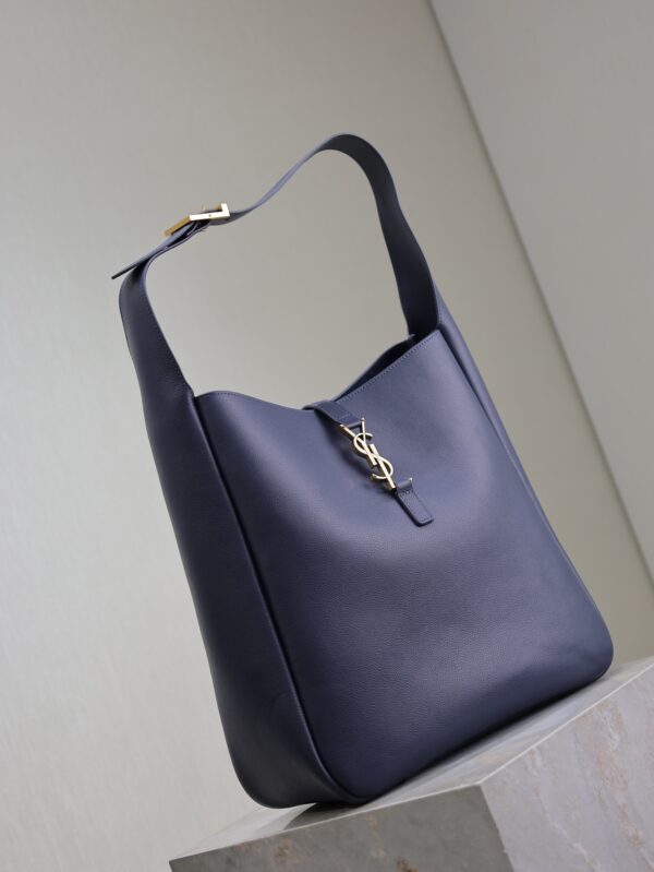 sy_no_4A5C7774E493D4BE77525DF6C7B2A95A_1 YSL Le 5 À 7 Large Hobo Bag – Blue