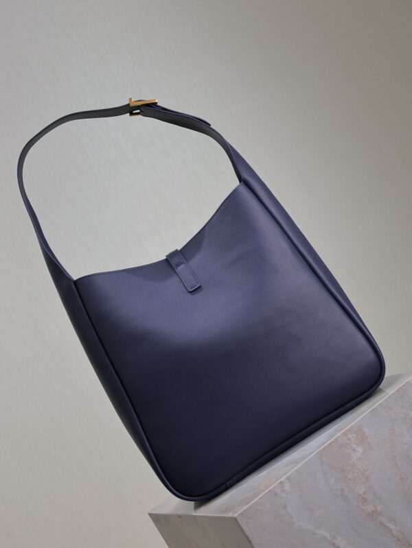 sy_no_4A5C7774E493D4BE77525DF6C7B2A95A_7 YSL Le 5 À 7 Large Hobo Bag – Blue