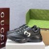 sy_no_4B05D5E5C6F1D6EF3257DE3405AD6AC8_5 Black Leather Chunky Retro Sneakers