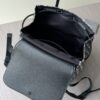 Dior Saddle Backpack – Blue Oblique & Black Grained Leather