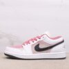 sy_no_4B5ECC0438D0BFD953535D10DE4F218D_0 Air Jordan 1 Low – Pink / White / Black Satin