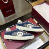 sy_no_4B70ABF8BB93A626729A403BB42B8E03_3 Gucci B Sneaker GG Canvas & Blue Suede – Navy / Denim Blue