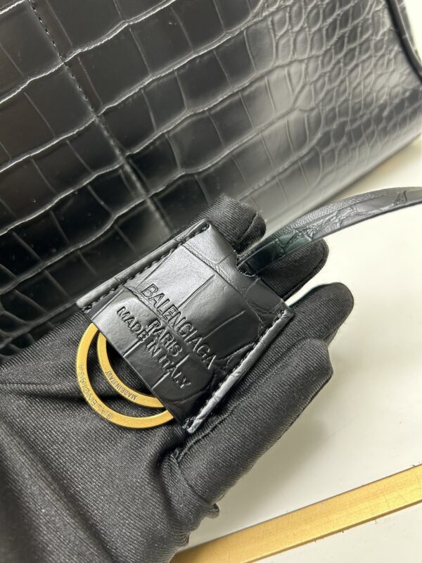 sy_no_4B8C6497E2B83FBD5B3D5138A50E77F8_5 Balenciaga Rodeo Bag – Crocodile-Embossed Finish