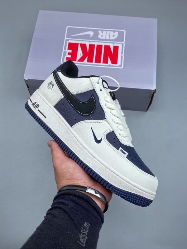 sy_no_4C0F7CCD6A27B8E5151AF565A9289F57_0 Nike Air Force 1 Low Custom Concept – Navy World Tour