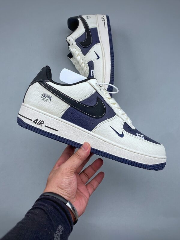sy_no_4C0F7CCD6A27B8E5151AF565A9289F57_3 Nike Air Force 1 Low Custom Concept – Navy World Tour