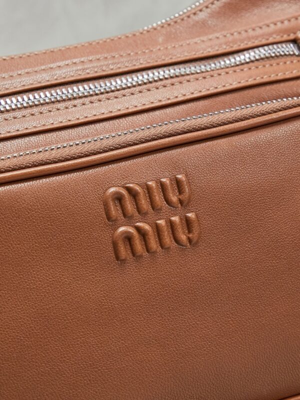 sy_no_4C5BD745B0F6E486A05AFA68C11B601E_4 Miu Miu Women's Vintage-Style Biker Shoulder Bag