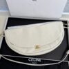 CELINE Soft Triomphe Half-Moon Bag