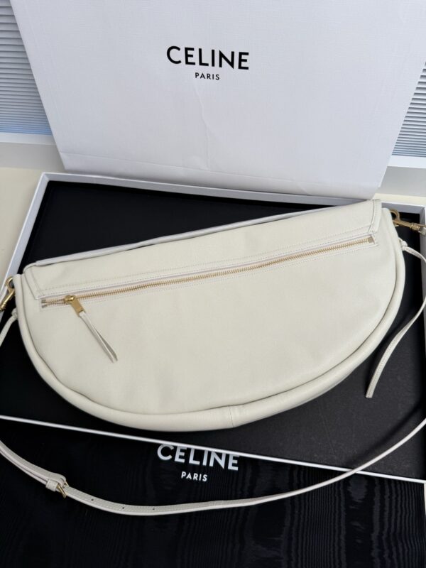 CELINE Soft Triomphe Half-Moon Bag