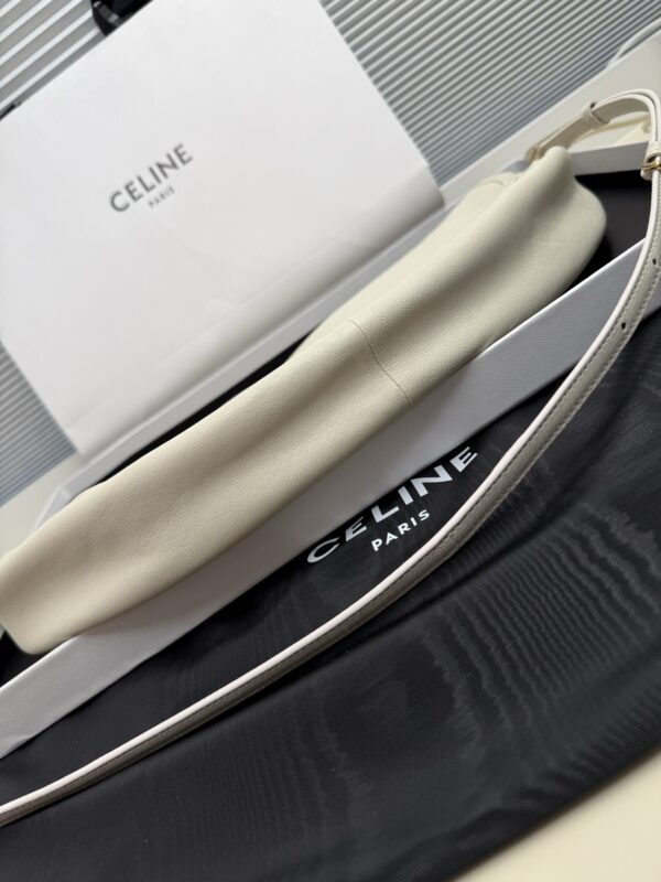 CELINE Soft Triomphe Half-Moon Bag