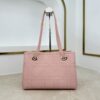 Soft Pink Bow Tote Bag – Italian Leather