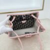 Soft Pink Bow Tote Bag – Italian Leather