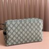 sy_no_4D66346AA4B5B8489099AE15B07DD15B_3 GG Emblem Small Shoulder Bag – Beige & Dark Brown Coated Canvas