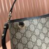 sy_no_4D66346AA4B5B8489099AE15B07DD15B_5 GG Emblem Small Shoulder Bag – Beige & Dark Brown Coated Canvas