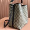 sy_no_4D66346AA4B5B8489099AE15B07DD15B_6 GG Emblem Small Shoulder Bag – Beige & Dark Brown Coated Canvas