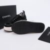 sy_no_4E6246491B256985DDC10C1ECA25172E_2 Black & White Suede Mesh Platform Sneakers