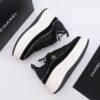 sy_no_4E6246491B256985DDC10C1ECA25172E_8 Black & White Suede Mesh Platform Sneakers